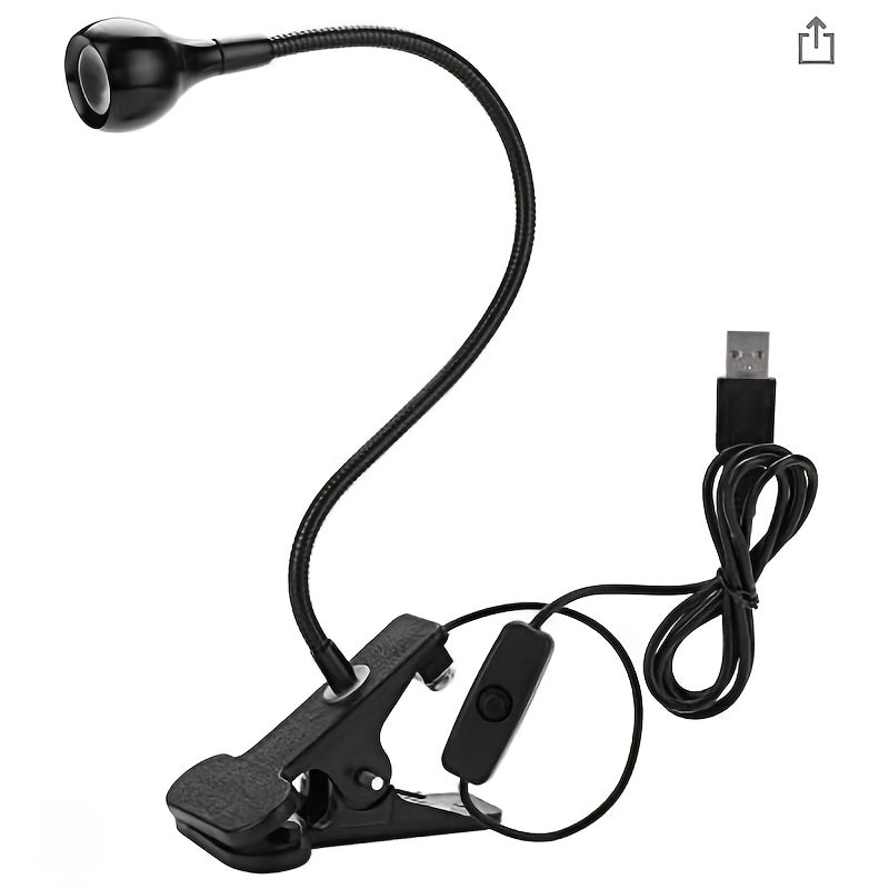 LED Light Clip-on Flexible Metal Tube USB Mini Gel Lamp Desk Nail Dryer for DIY Manicure, Suitable for Indoor Bedroom Home Decor Living Room, Desk Accessories. Perfect Christmas/Valentine's Day Birthday Gift, Nail Lamp, Nail