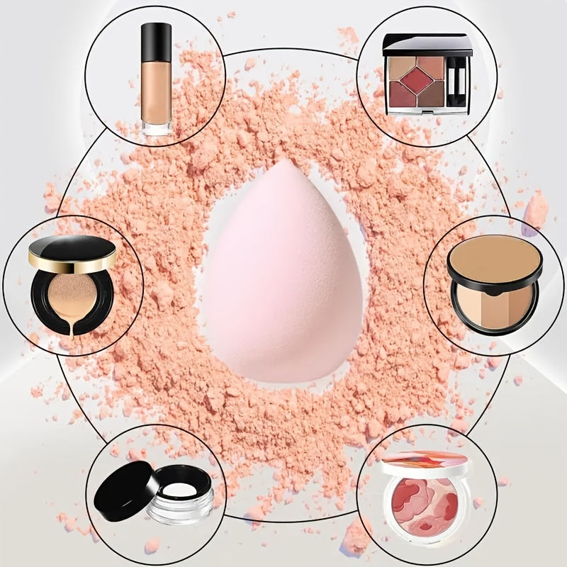 21-40PCS Set Popular Choice of pink makeup kit, the set includes a multi-size soft brush, a variety of makeup eggs, a portable large-capacity travel makeup bag, and a full set of pink Internet celebrity makeup brushes