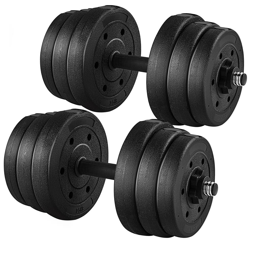 For Home Gym 2PCS Set  7.5/12.5/15kg  Dumbbell Set Adjustable, Adjustable Dumbbells, Dumbbell Weight Set, Free Weight Set Training Dumbbell Pair Lifting Dumbbells Weight Set for Home Gym, Full Set of 2 Dumbbells, Black