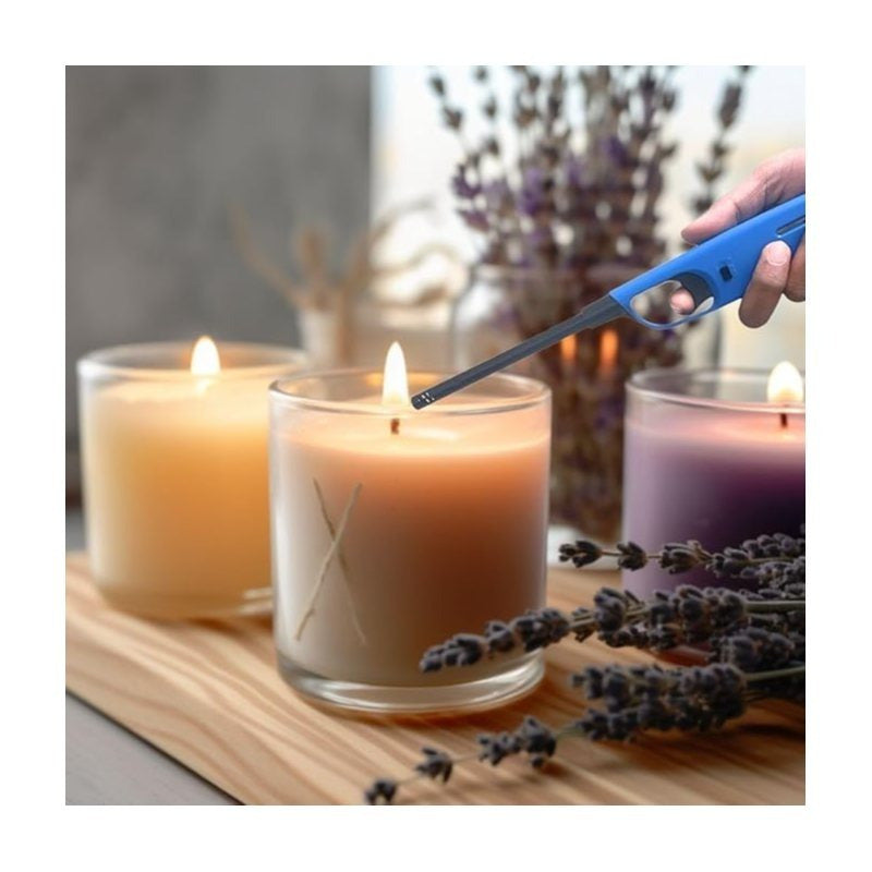 3 PCS Set  Large Refillable BBQ Gas Lighters, Safety Flame, Random Colors, Suitable for Kitchen, Barbecue, Candles, Camping, Cooking, BBQs & Fireworks