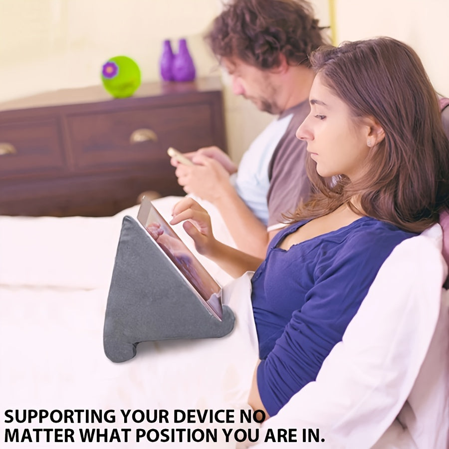 NEW Home Travel Multifunctional Reading Tablet Stand | Compressible to Various Angles, Sponge Rubber Material for Comfortable Viewing Computer Accessories