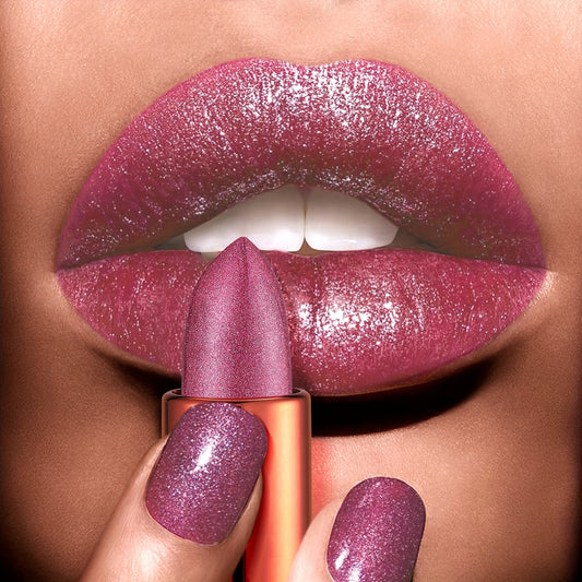 8 Colors Luxury Rose Smoke Powder, Bright Starry Sky, Glossy Velvet Texture, Durable, Make Your Lips Shiny, Waterproof, Anti-fouling. Gifts for Women. Ladies Cosmetic Accessories