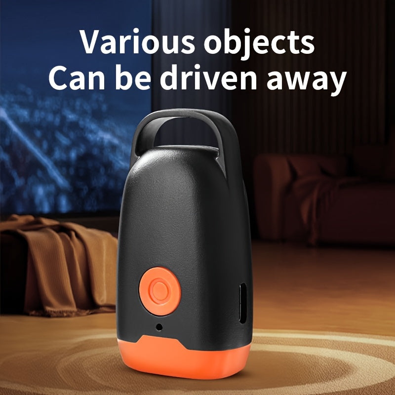 Soundwave technology Dog Repellent Device - Bark & Aggressive Dog Alarm with One-Touch Operation, Portable Bark Control for Personal Safety, for Humans & Pets, Charging Indicator, Works Against All Breeds (-)