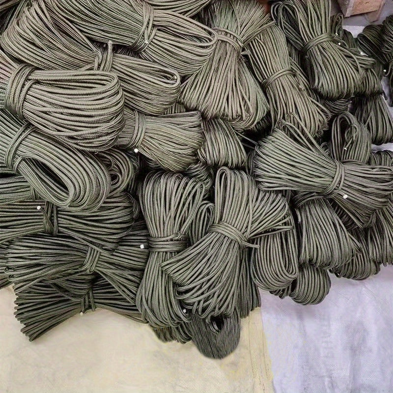 100M High Strength Green Rope | Durable & Weather-Resistant, Suitable for Camping, Survival, Fishing, and Hiking - For Outdoor Enthusiasts