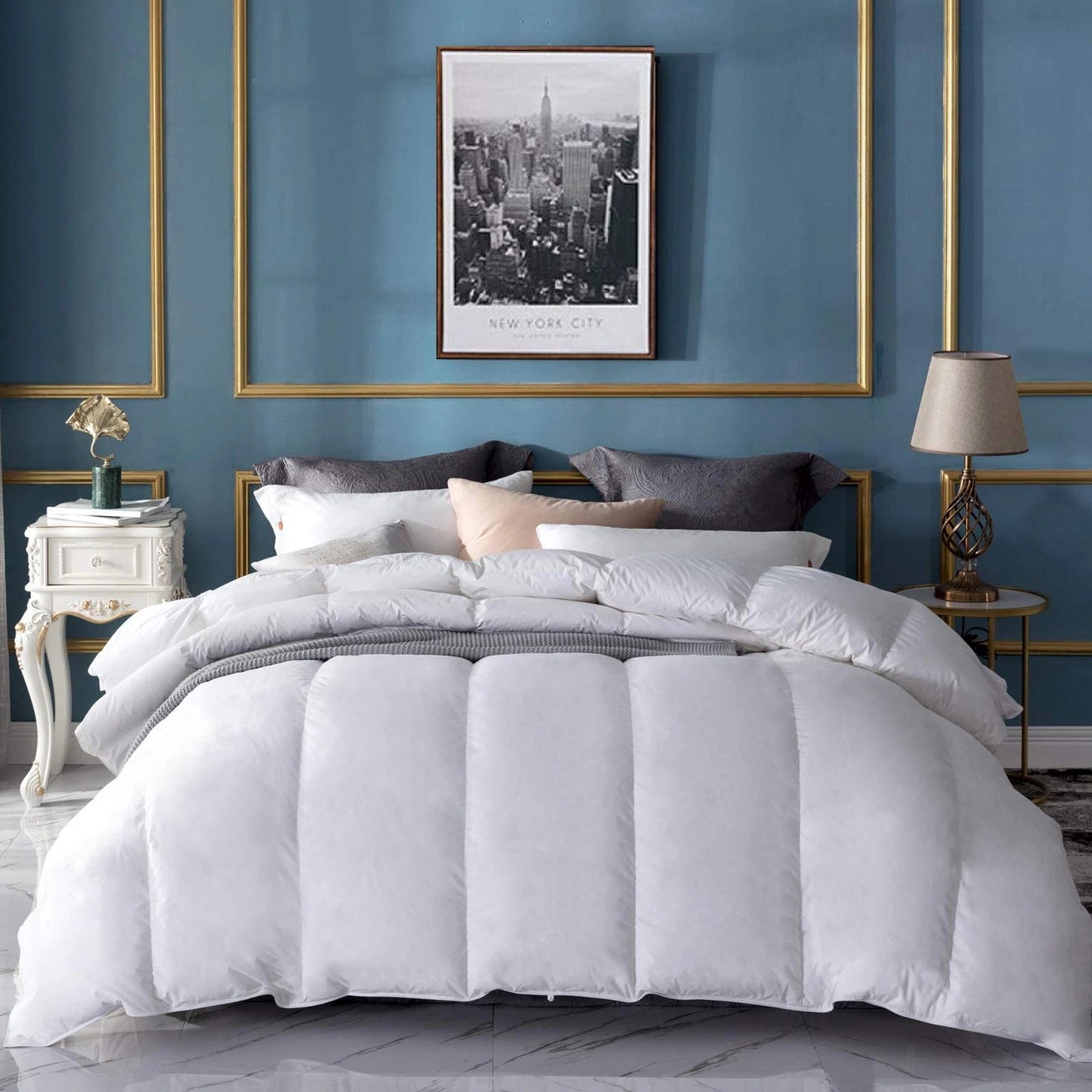 Luxury - Lightweight Duvet Quilt Five Star Hotel Top Quality 2.5 4.5 10.5 13.5 15 TOG Options All Season Duvets - Lightweight Bedding– Year-Round Comfort for Summer and Winter Nights – Elegant and Durable