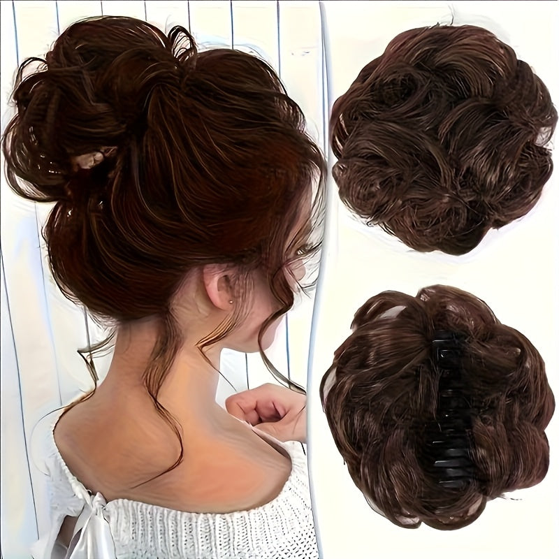 NEW Arrivals 6 Colors 6-inch Lazy Voluminous Ponytail Clip-in Wig | Fashionable Messy Bun Accessory, Quick Hairstyle Updated Trend Women's Wig Hair Care Accessories