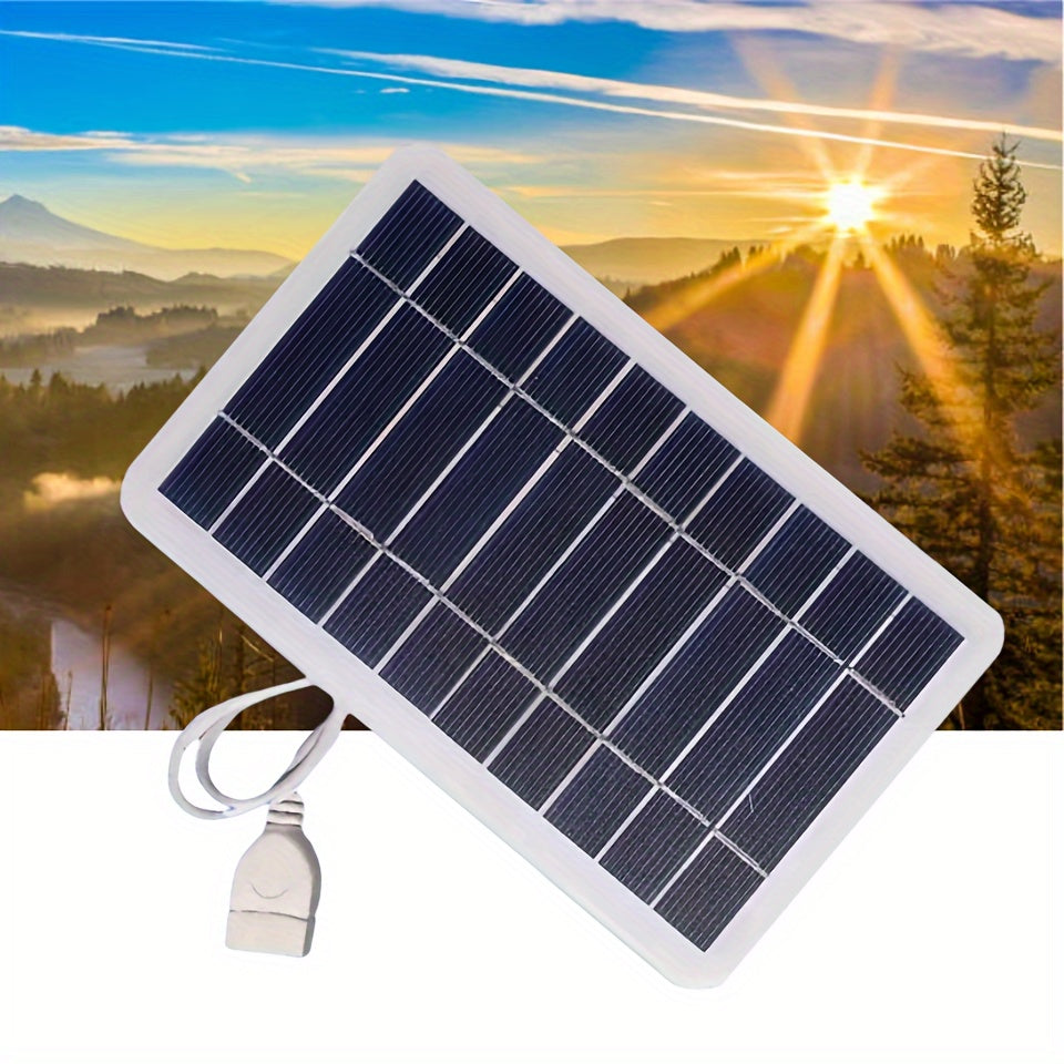 30W Survival Solar Panel with 5V USB, Portable Solar Charger, Featuring Safe And Stable Charging, Suitable for Outdoor Power Supplies, Emergency Phone Charging, And RV Charging During Camping