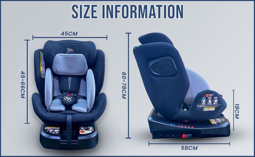 Multi Recliner Swivel ISOFIX R129 360 Rotating Car Vehicle Padded Seat Booster for Stage 0123 Babies Safety Travel Accessories Safety Supplies