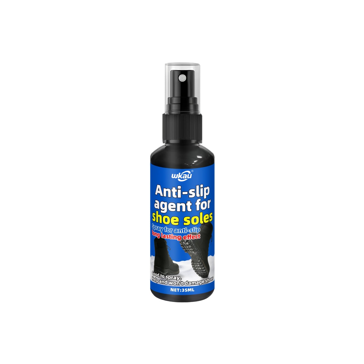 NEW Portable Anti-Slip Shoe Spray - Transparent Grip Enhancer for Rain, & Ice - Easy-to-Apply Stability Spray for Sneakers,, Footwear - Carry- Formula for Wet/Snowy Days & Winter Sports Accessories