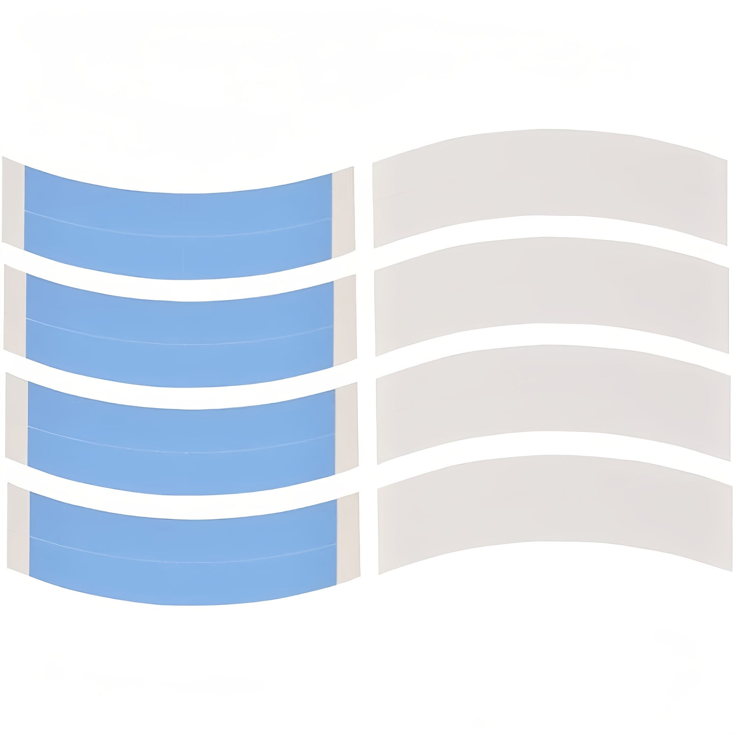 40pcs-10sets Super Thin Wig Film with Double-Sided Adhesive Proof - Scalp Patch for Natural Hair Texture, No Glue Needed, Easy Application & Removal, Halloween & Christmas Gifts (unisex Adult)