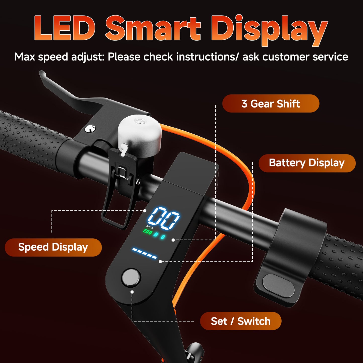 NEW  T3 Adult Electric Scooter, 25 Km Range, 36V 7.8Ah Battery, Ultra Light 350W/25KM/H Motor, 8.5-Inch Solid Honeycomb Tires, Front And Rear Dual Brakes, 70kg Maximum Load Capacity