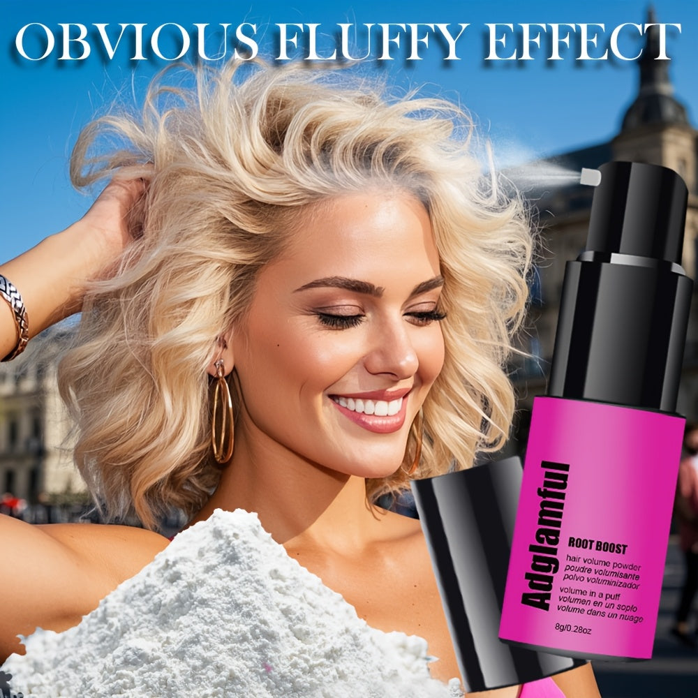 Adglamful Hair Volumizing Powder Spray | Instant Volume, Long-Lasting Oil Control, Ideal for Travel, Business Trips, and Emergency Use
