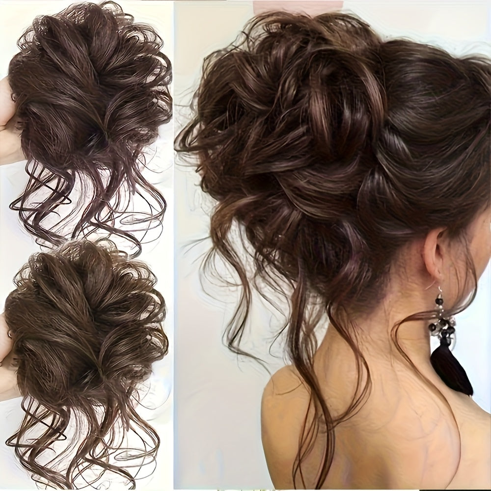 8-Inch Long Natural-Looking Synthetic Hair Wig with Elastic Headband - Easy to Apply, Perfect for Daily Wear, Versatile Hairpiece for All Occasions, Hair Wig, Versatile Hairpiece, Easy Application Wig