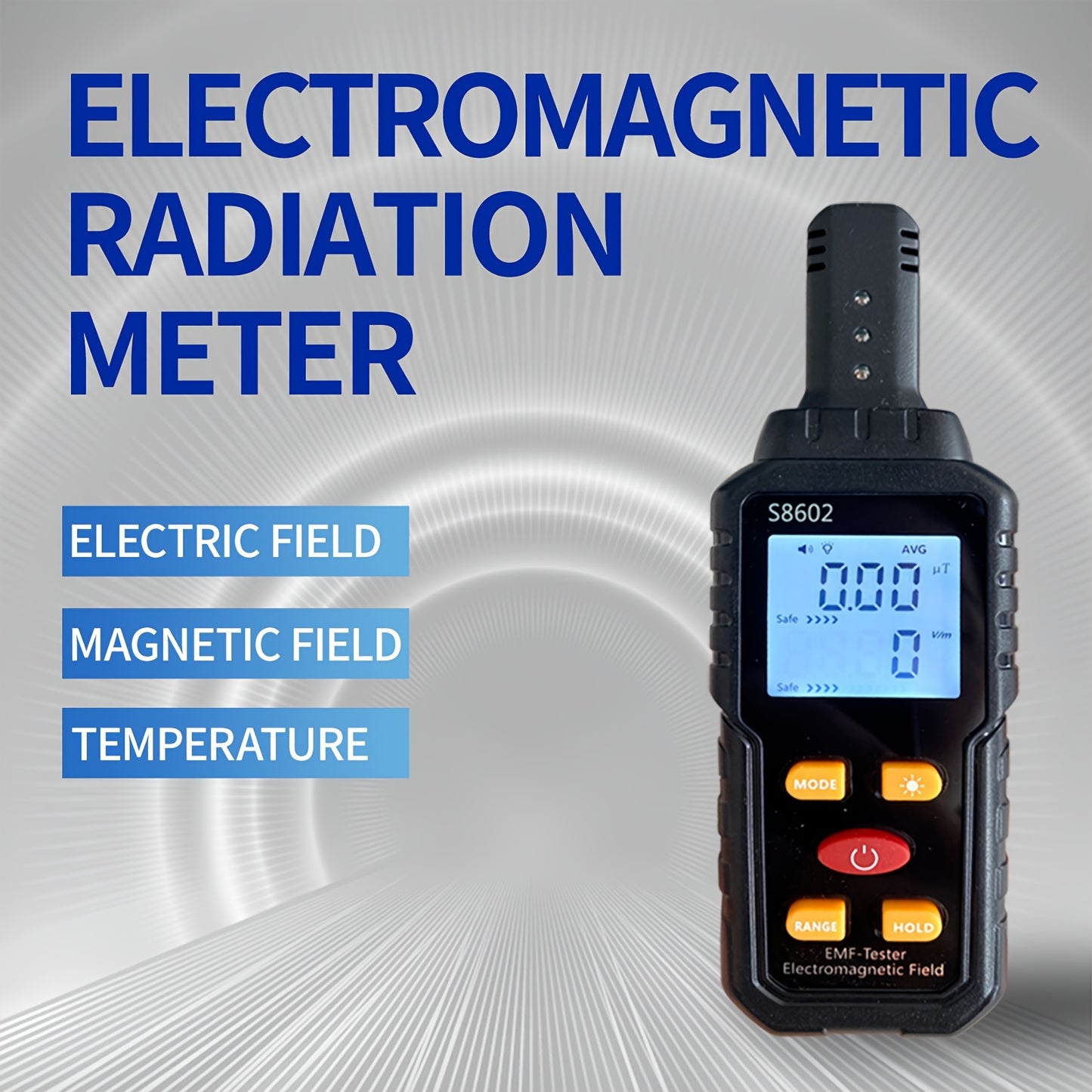3 in 1 Paranormal  EMF Electromagnetic Radiation Detector: Ghost Hunting Spirits Searching Top Quality Device Electric Field, Magnetic Field, and Radiation Tester (Battery Not Included) Paranormal Supplies