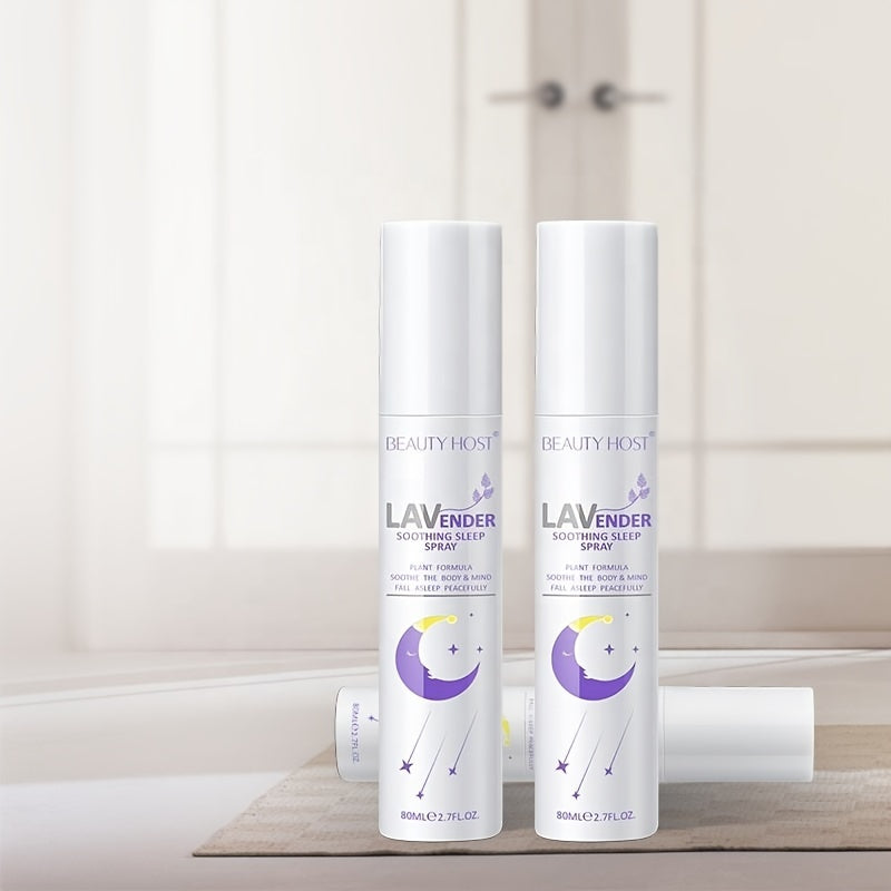 1pc Lavender Sleep Spray - Room Pillow Spray For Deep Sleep - 80ml Anti-Stress Relaxing Spray