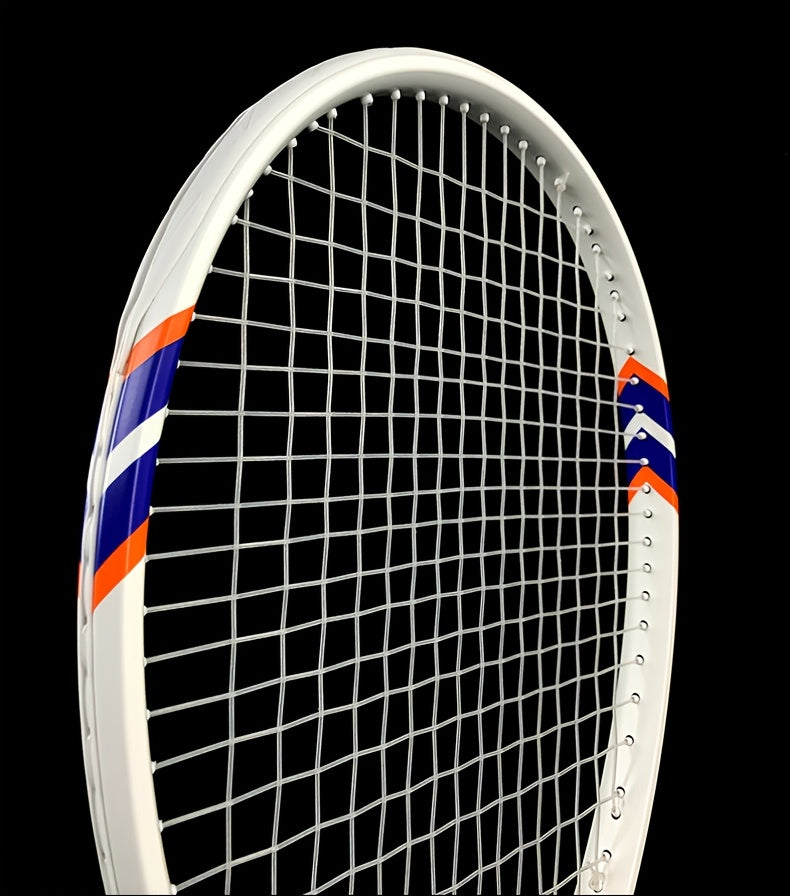 NEW POWER 2.0 Carbon Fiber Tennis Racket, 50-60lbs, 310±10g, Professional-Grade for Advanced Players, Unisex-Adult, Shock Absorbers Included, Sports Accessories