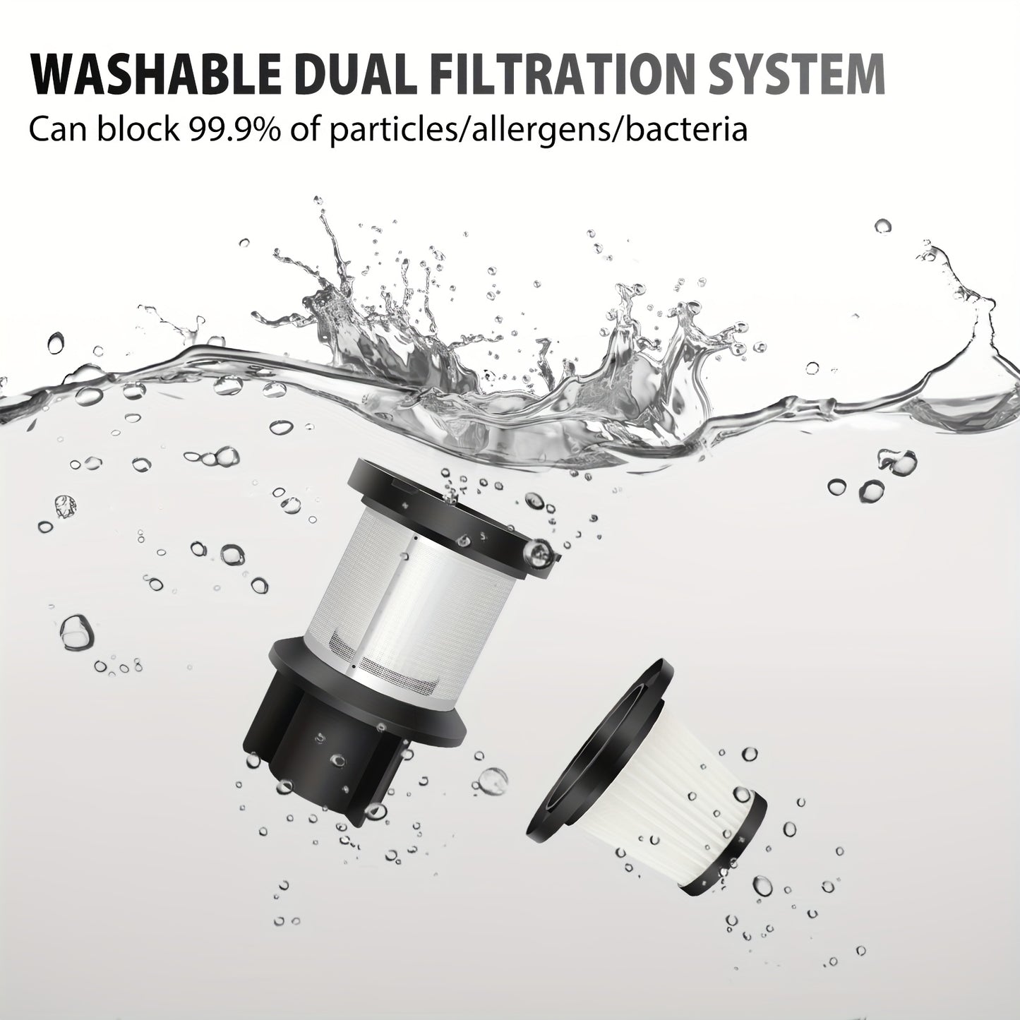 Stick Vacuum Cleaner, Cordless Household Vacuum Cleaner 3-In-1, Multifunctional Car Portable Vacuum Cleaner, Powerful Suction High-Power Vacuum Cleaner, Lightweight And Detachable.