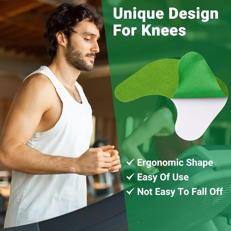 23 PCS Set Self-Heating Knee Patches - Made of Soft, Breathable Non-Woven Fabric, Featuring a Two-Tone Green And White High-Fit Design, Comfortable And Warm for Long-Term Use, Portable Heating Pads Targeting The Knees, Neck,