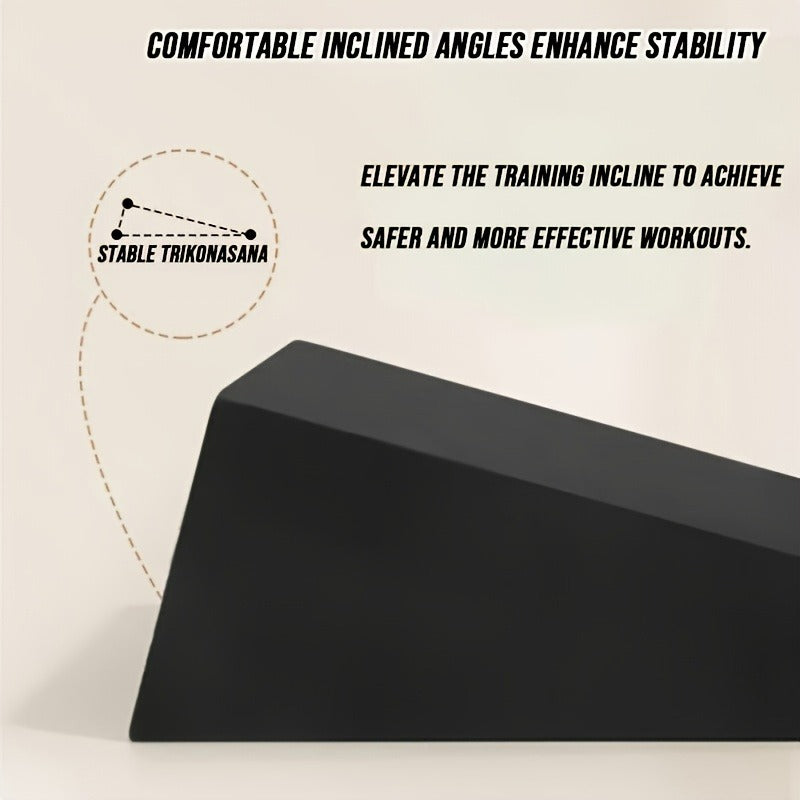 2 PCS Set Women's Squat Training Wedge Blocks Yoga Bricks, Suitable for Gym Squat Posture Correction Training / Yoga Balance Pose Auxiliary Practice / Post-Workout Calf Muscle Recovery Stretching, Essential Tool for Weightlif