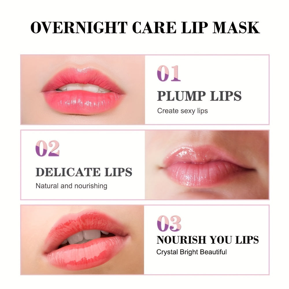 Lip Collagen - Large Capacity of, a Nighttime Lip Mask Designed to Moisturize And Nourish The Skin of The Lips, Addressing Dark Lips And Making Them Fuller