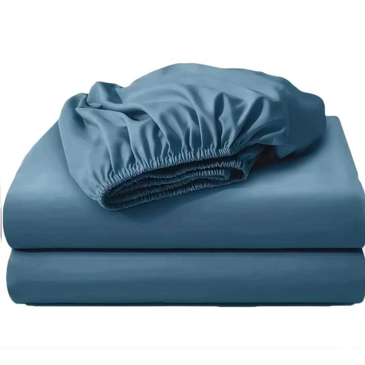 12 Colorrs-40cm Deep Pocket Fitted Sheet – Extra Deep Elasticated Bed Sheet Designed for Thick Mattresses, Durable Long-Lasting Quality with Easy Care Fabric, Smooth Wrinkle-Resistant Finish and Perfect Snug Mattress Fit fo