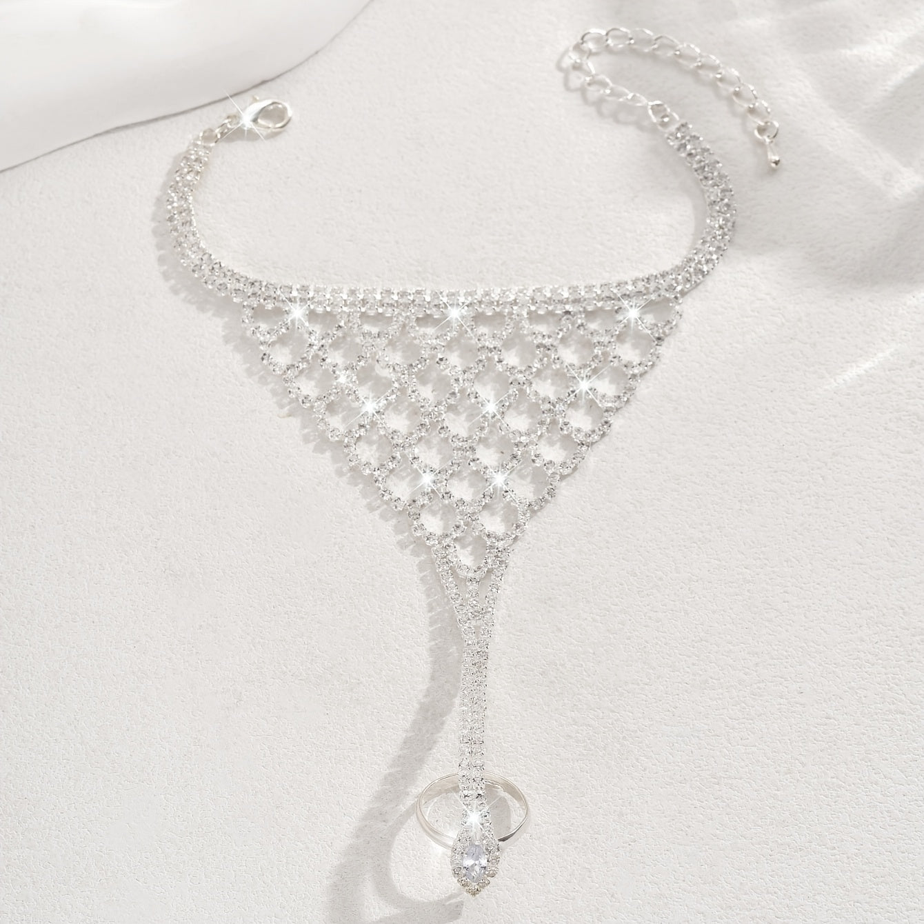 Stylish Women's Bracelet with Sparkling Rhinestones, Birthstones Perfect for Weddings, Latin Dance Parties, Fashionable Banquets, and Casual Wear Ladies Apparel Jewelry Accessories