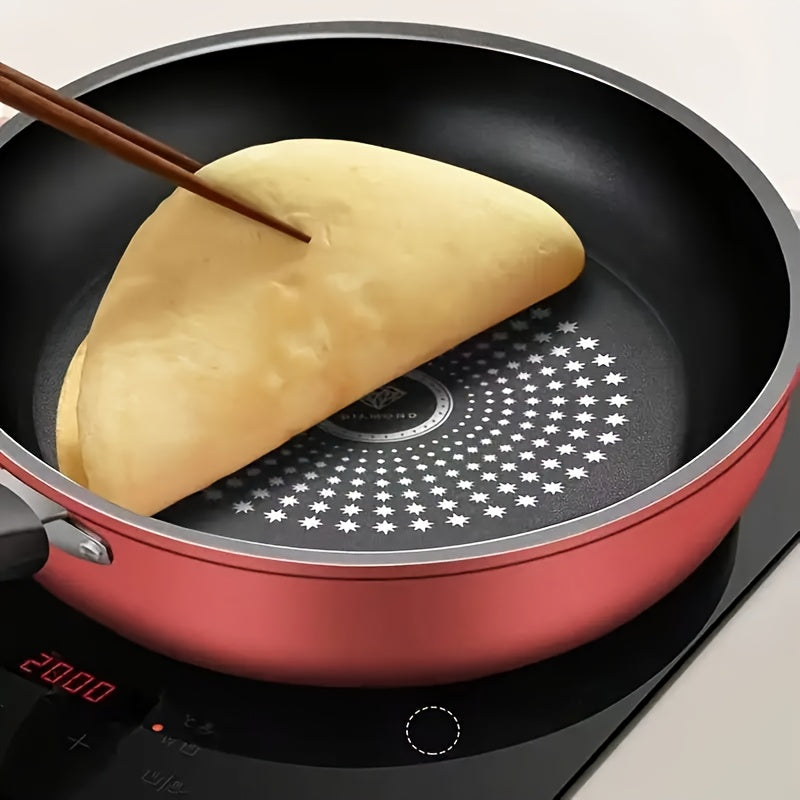 Non-Stick Lightweight, Smokeless, 24,5cm Frying Pan Suitable for Home Use, Perfect for Pancakes, Steaks, And Breakfast, Compatible with Gas Stoves And Induction Cookers Home Kitchen Accessories