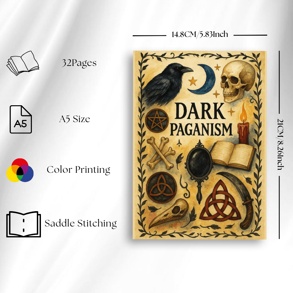 Unlock the Shadows: Black Magic Secret Dark Paganism Witch Guide Kit for Adult Practitioners. Premium Ritual Set for Shadow Work, Occult Guidebook Divination Embrace the Mysterious Path of Advanced Witchcraft