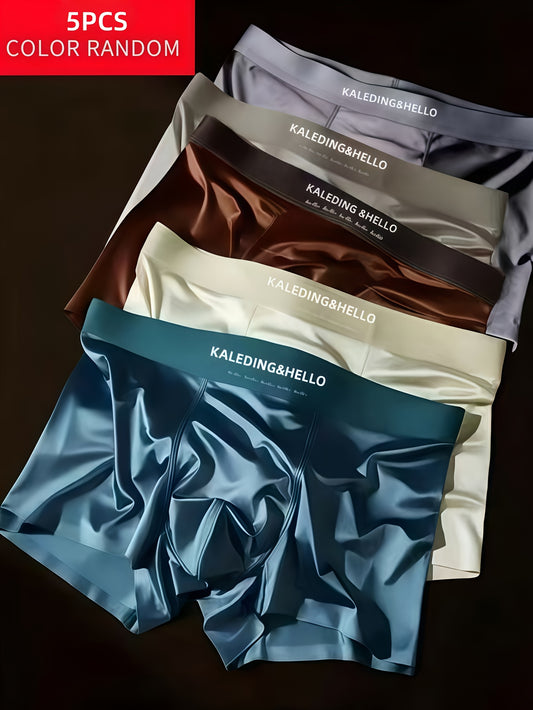 5-pack Men's underwear, UK Size smooth Men's briefs, sports underwear for boys, Men's boxer briefs, soft, comfortable , with a y feel, Men's shorts