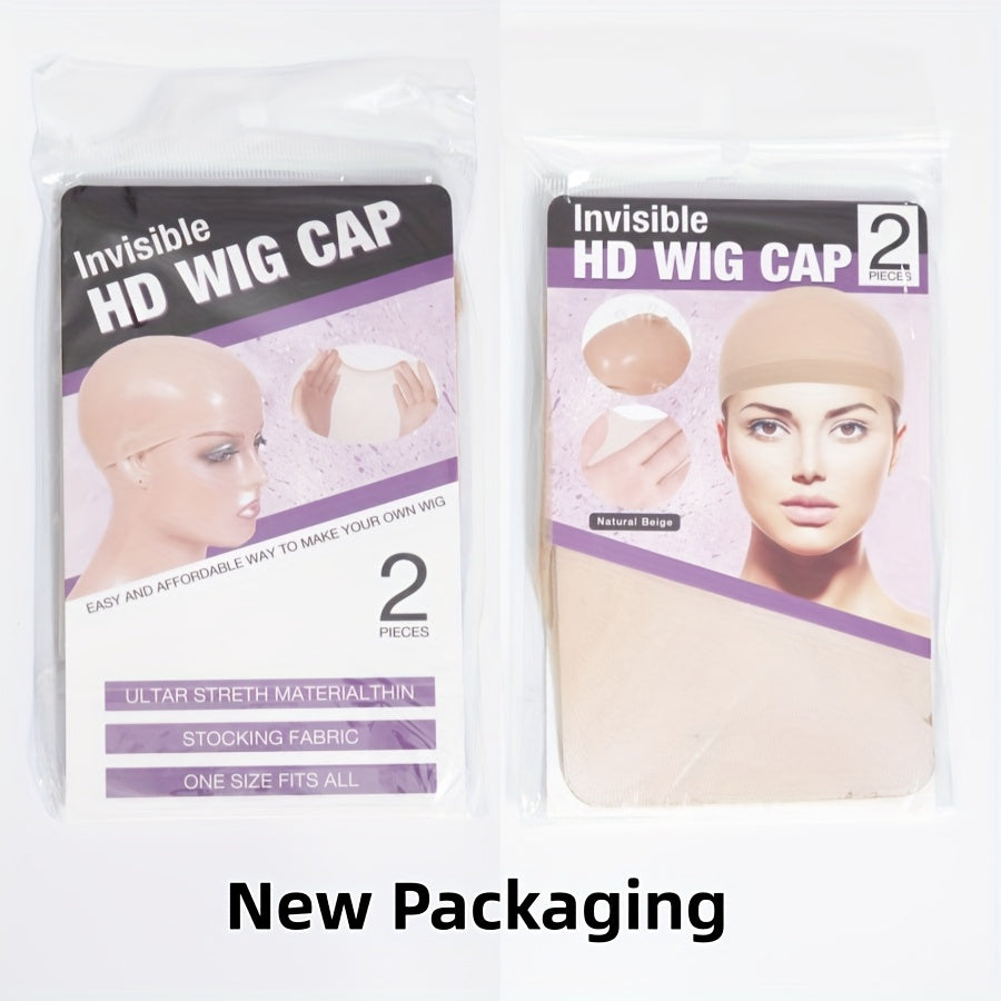 30pcs Ultra Thin Invisible HD Wig Caps for Women - Transparent Nylon Stocking Caps for Lace Front Wigs, Bald Caps, Sheer Nude Wig Accessories, No-Slip Fit, Sleek Design, Wig Caps for Wigs