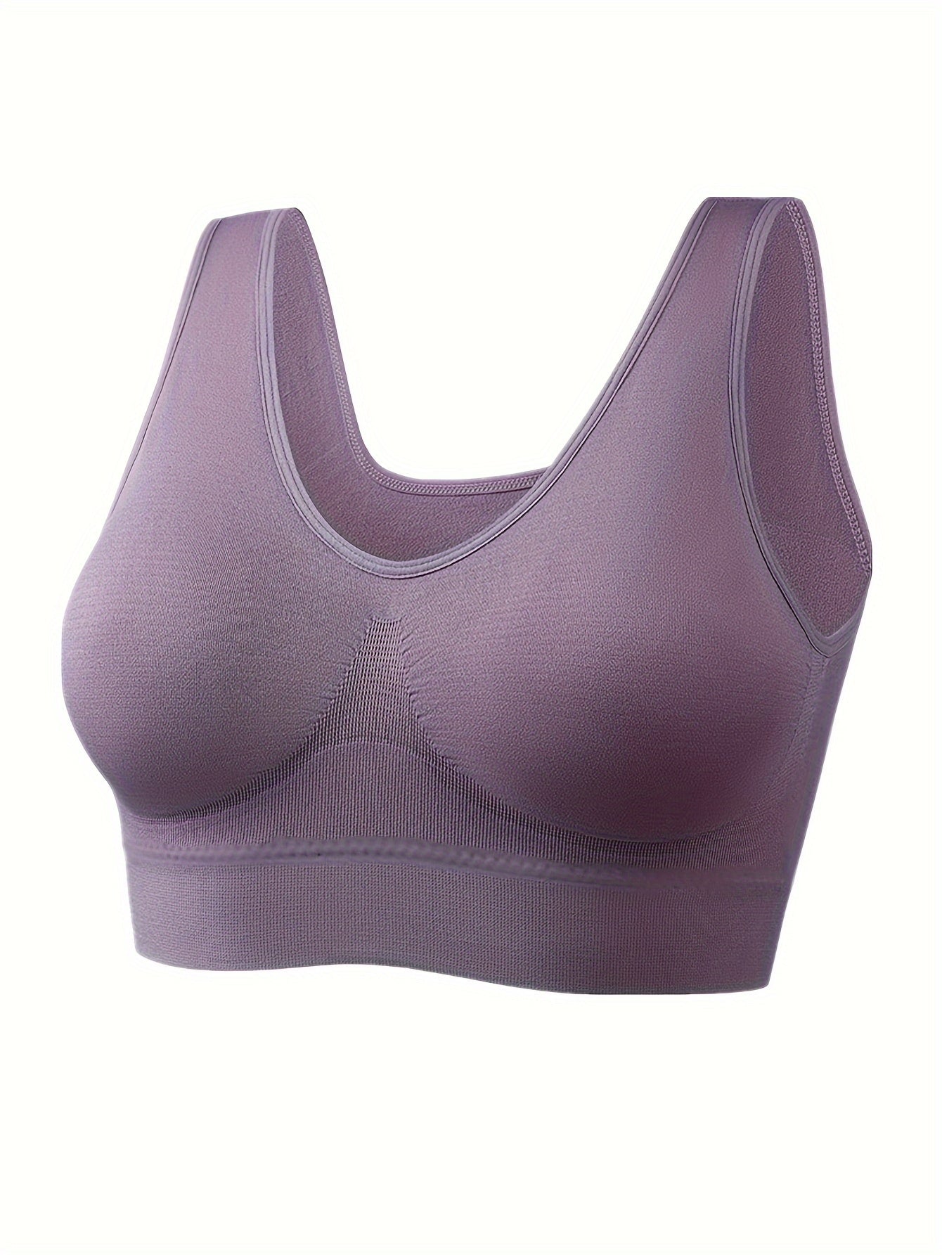 5 PCS Set XL-5XL Plus Size For Big Girls and Curvy Ladies No Padding/Underwire s Bras - Full-Coverage backless & Gymnastics Bras, Medium-Elasticity Sleeveless for (No Chest Pads, No Underwire) - Hand Washable for Lifestyles 5