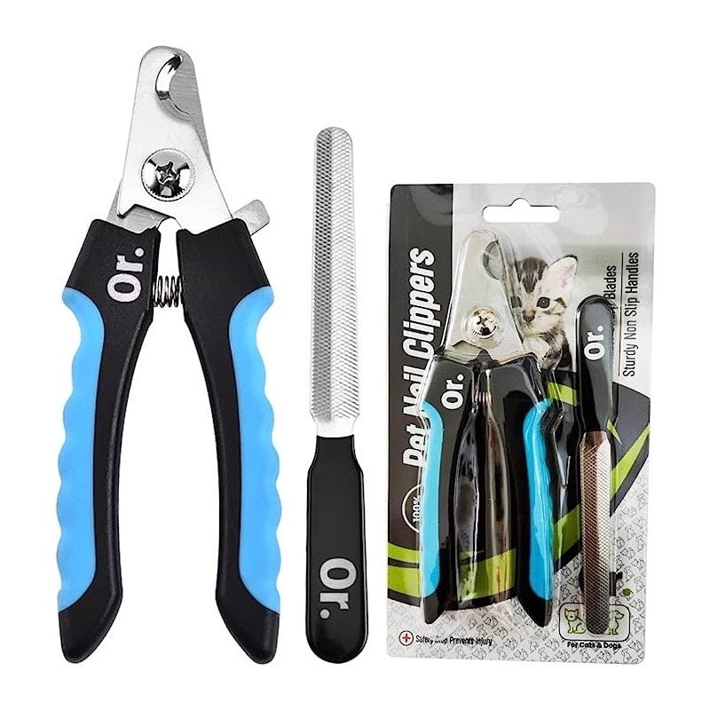 New Set Dog Nail Clippers for Large, Medium and Small Breed Professional Pet Nail Clipper Suitable for Cats, Rabbits and Guinea Pigs With Safety Lock and Protective Guard to Avoid Over Cutting