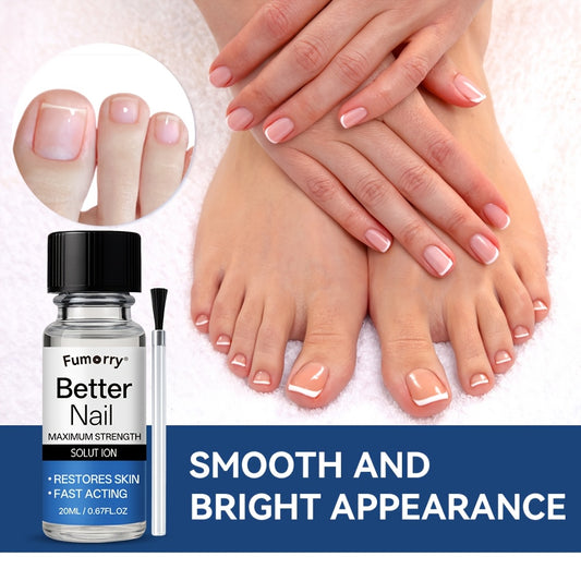 Extra Strength Nail Renewal Solution | For Thick, Damaged, Discolored, and Thickened Nails, Fragile Toenails, Moisturizing & Smoothing, Keeps Nails Clean | Fumorry, Contains Glycerin