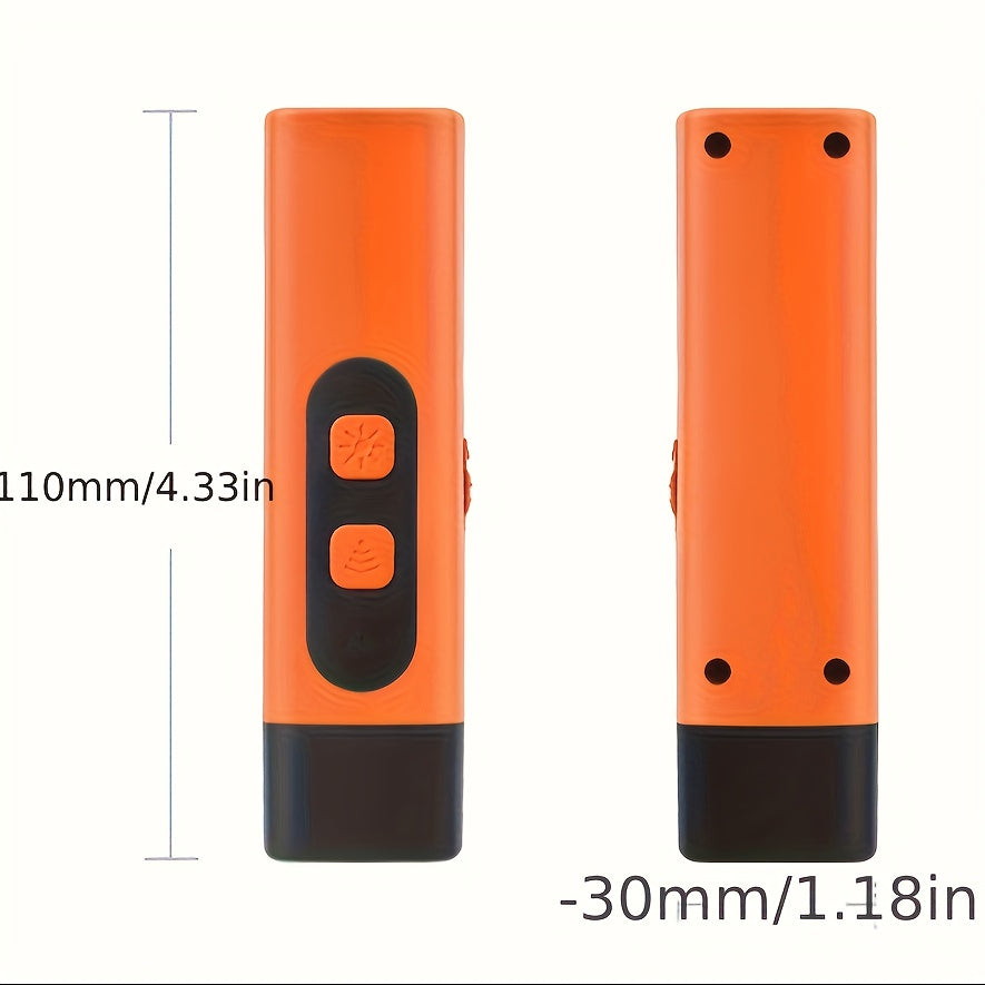 Professional Ultrasonic dog training bark stopper, triple-core inverter anti-barking deterrent device, 8.0 meter + LED flashlight, rechargeable and portable, pet-safe, Anti-Bark Device, Dog Barking Solution, Portable Anti-Bar