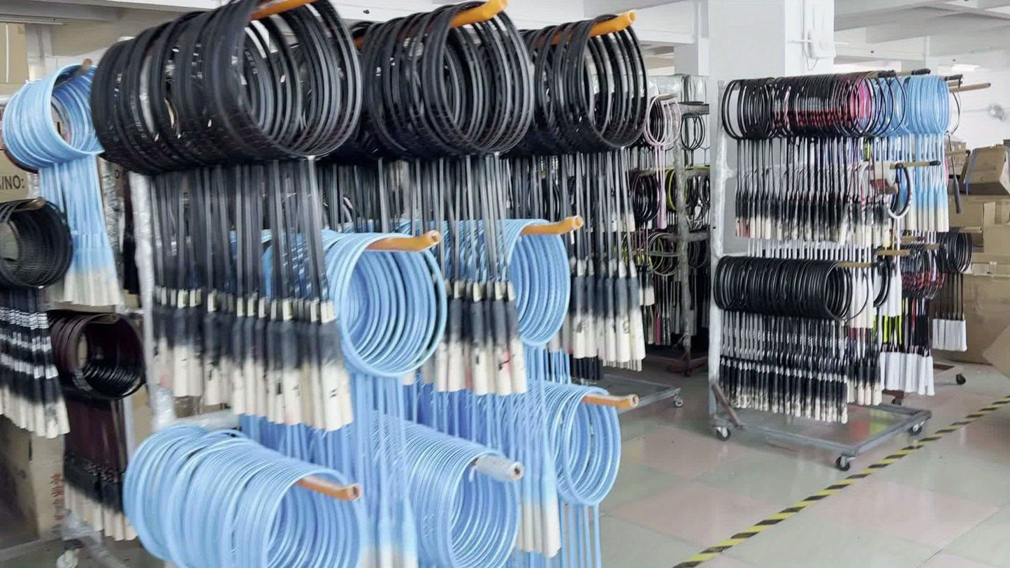 NEW POWER 2.0 Carbon Fiber Tennis Racket, 50-60lbs, 310±10g, Professional-Grade for Advanced Players, Unisex-Adult, Shock Absorbers Included, Sports Accessories