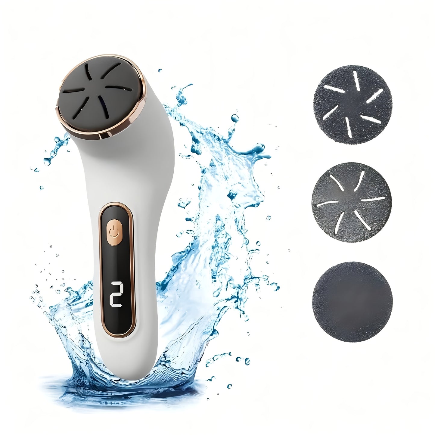 Electric Feet Callus Removers Rechargeable, Portable Electronic Foot File Pedicure Tools, Electric Callus Remover Kit, Professional Pedi Feet Care for Dead Skin, Hard Cracked Dry Skin Ideal Gift Electric Foot Repair Machine