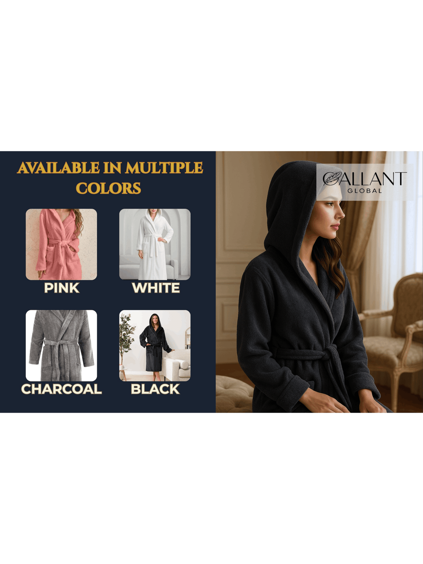 M-2XL Plus Size 4 Colors Premium Men Women 100% Luxury Cotton Super Soft Terry Towel Bath Hooded Robe Ladies Dressing Gowns Towel Bathrobe Nightwear Housecoat Bathing Apparel Supplies