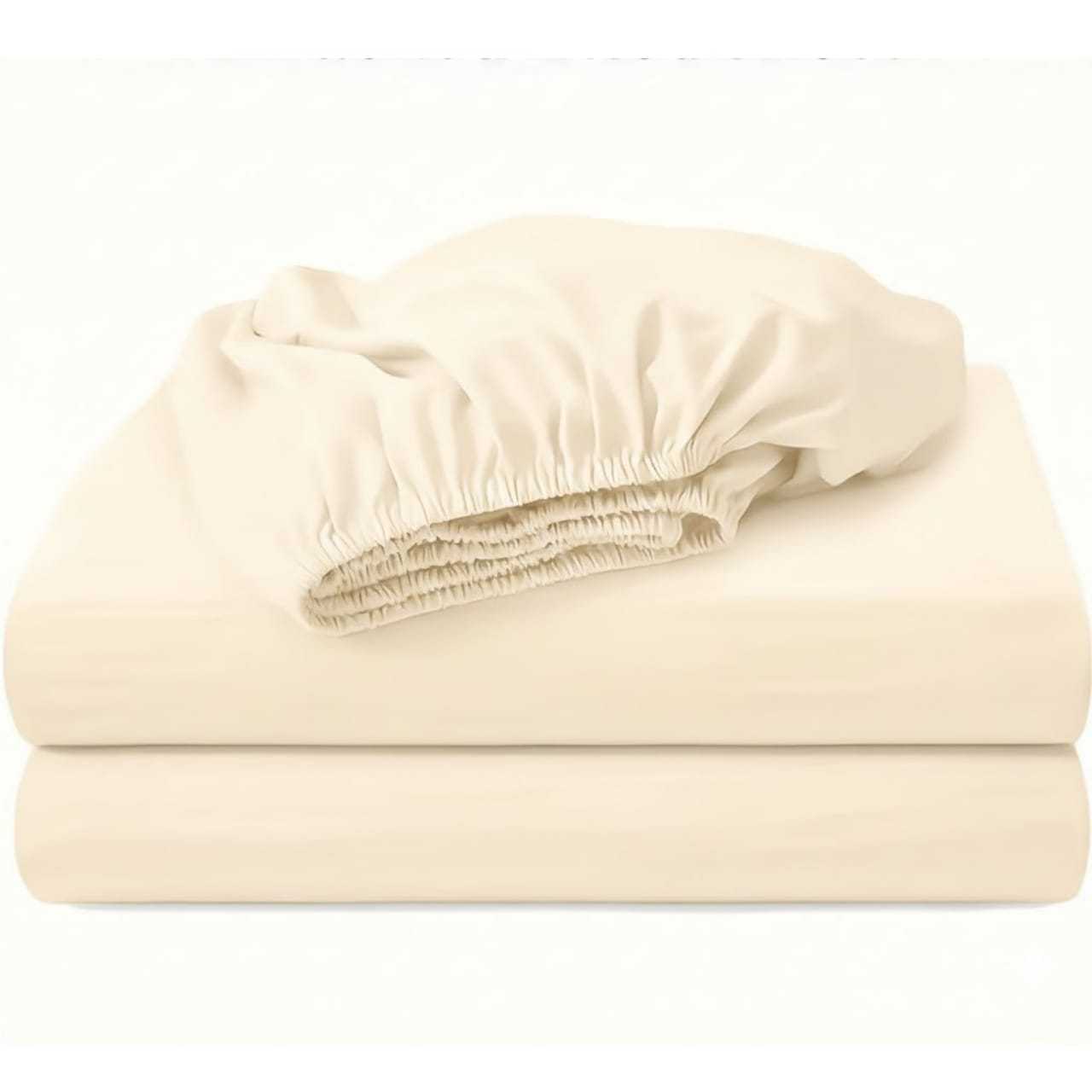 12 Colorrs-40cm Deep Pocket Fitted Sheet – Extra Deep Elasticated Bed Sheet Designed for Thick Mattresses, Durable Long-Lasting Quality with Easy Care Fabric, Smooth Wrinkle-Resistant Finish and Perfect Snug Mattress Fit fo