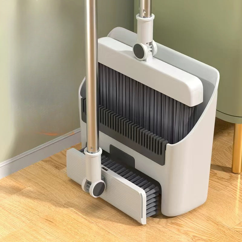 3-in-1 Set Home Cleaning Kit: Soft Bristle Broom, Dustpan & Brush Combo - Non-Stick Hair, Ideal for Home, Office, School, Dorm - Perfect Christmas Gift, Cleaning Brush