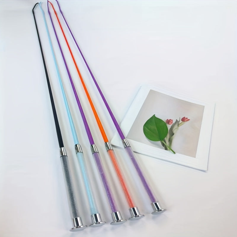 110cm 4 Colors Professional Elegant British-Style Horse Whip - Resin Material, with Golden Accents, Ideal for Riding, Training, and Wild Riding, Perfect Horse Riding Gear | Elegant Whip Design |