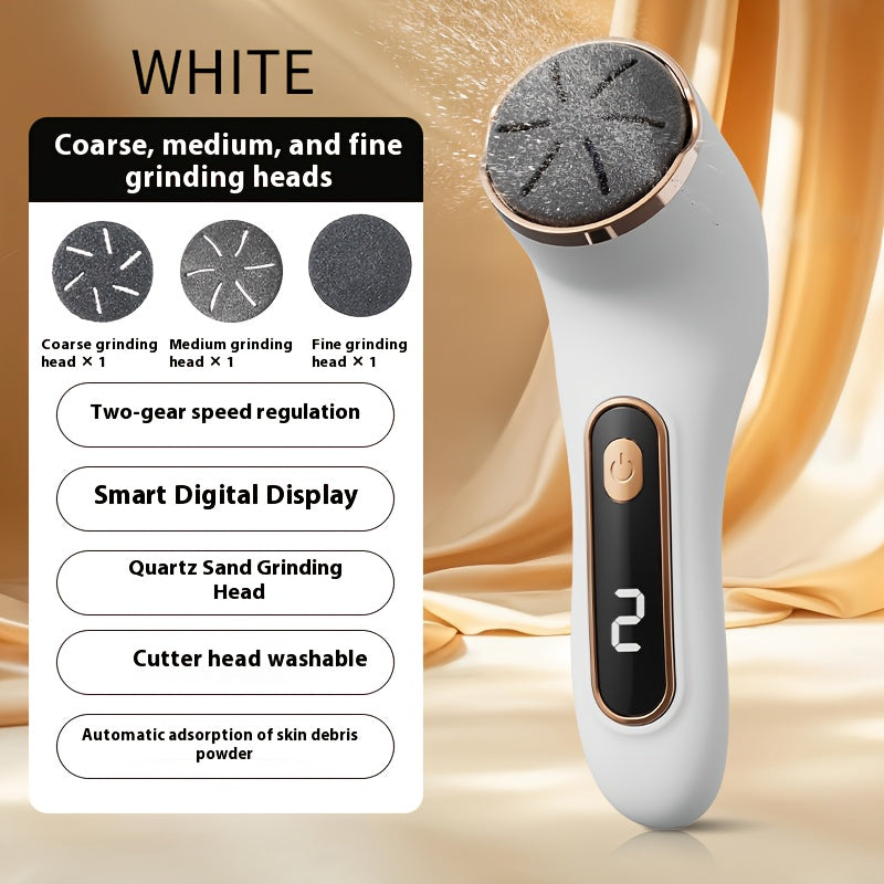 Electric Feet Callus Removers Rechargeable, Portable Electronic Foot File Pedicure Tools, Electric Callus Remover Kit, Professional Pedi Feet Care for Dead Skin, Hard Cracked Dry Skin Ideal Gift Electric Foot Repair Machine