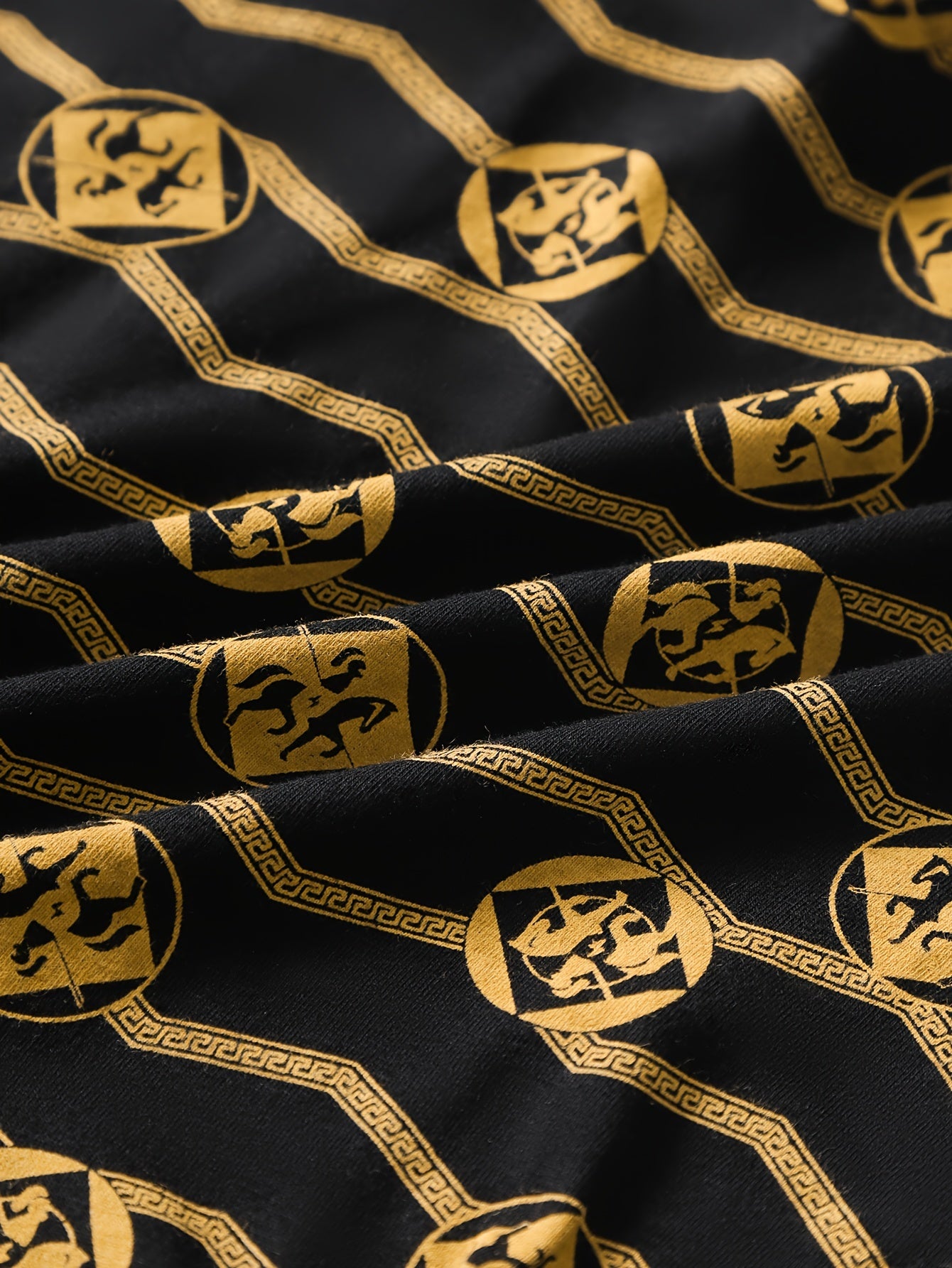 10pcs Men'S High Stretch Breathable Boxer Briefs, Polyester Spandex Shortie Panty with Print Pattern for Casual Wear