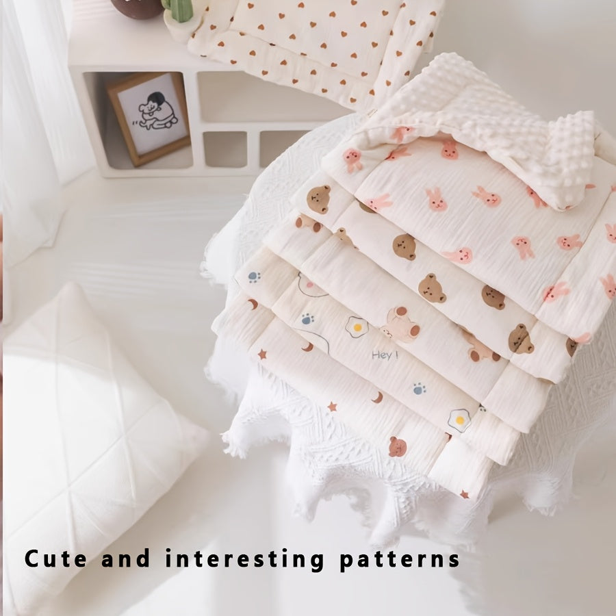 Fleece Material Stroller Pad, Super Comfortable Soft and Breathable for Indoor/Outdoor Use in 9 Scenarios – Baby Dining Carrier Cradle Swing Seat Accessory, 4 Season  Gift, Stroller Pad Cushion, Soft Thick Fleece Mat Stroll