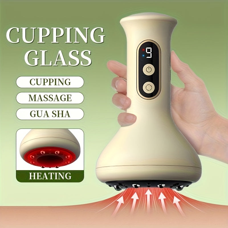 9-Speed Massage And Scraping with Adjustable Settings, Featuring USB Charging And a 1200Mah Lithium Battery, Equipped with 8 Steel Balls for Full Body, Including Legs, Arms, And Back, Ideal for Home Use