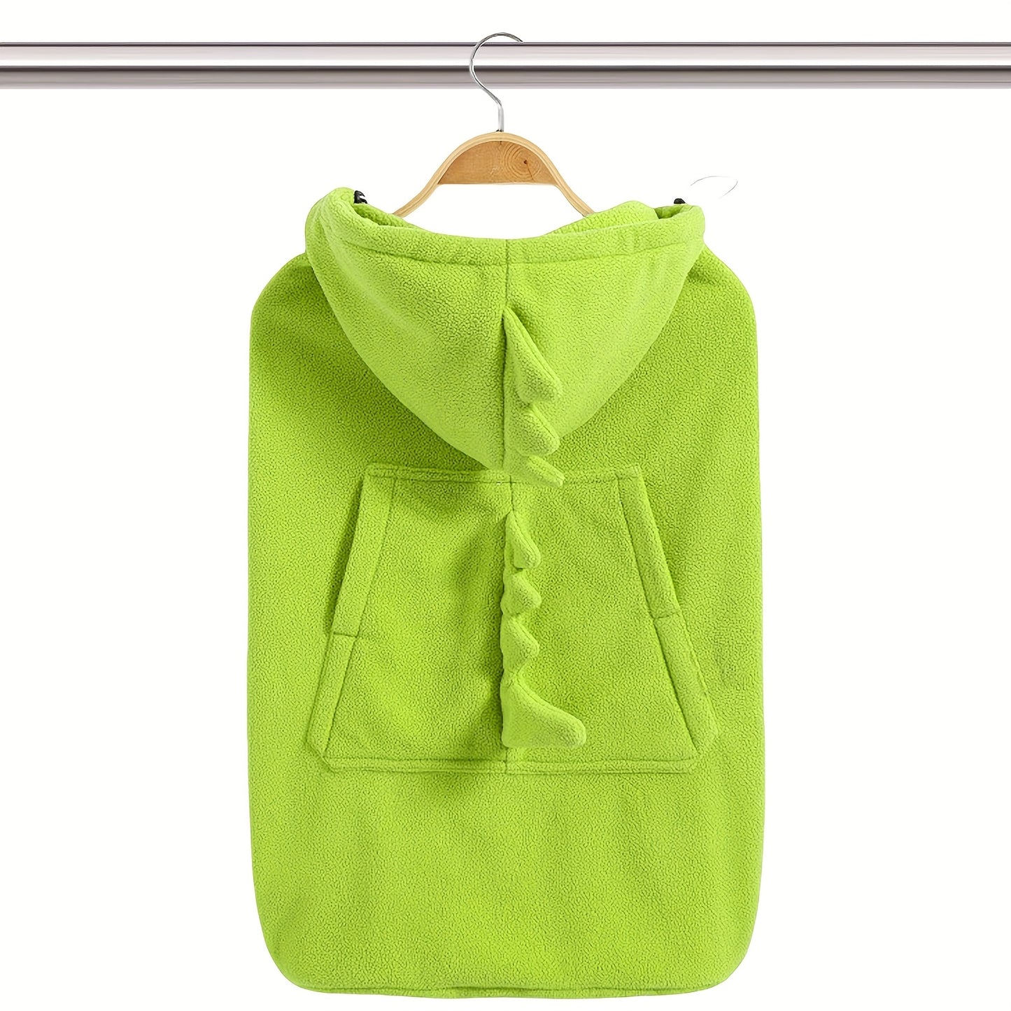 1pc Soft & Windproof Baby Carrier Blanket - Cute Cartoon Dinosaur Design, Multi-Use for Strollers & Baby Carriers, Front Hand Warmer Pocket, Lightweight Polyester Fabric, All-Season Use, Travel Essentials|Dinosaur Print|Knit