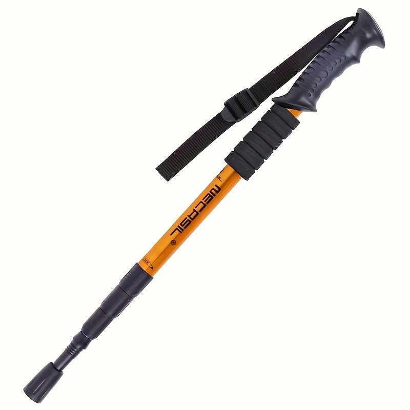 Top Quality Aluminum Alloy Lightweight Hiking Walk Sticks with Four Adjustable Sections, Designed to Be Flexible And Resistant to Rust, Perfect for Trekking And Travel Sports Accessories