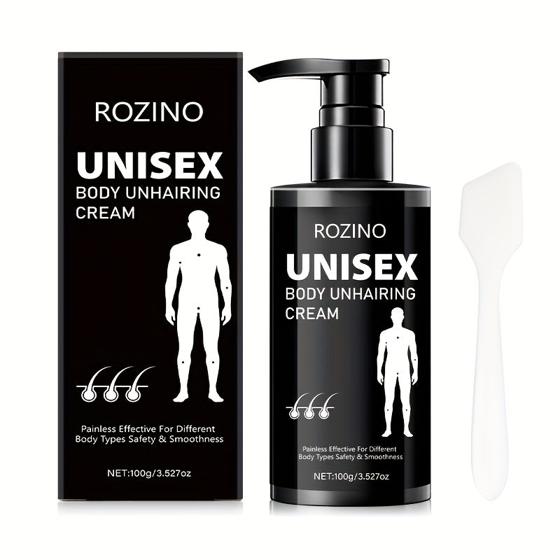 Use Once for, Lasts Smooth for 6 Months, Instant Hair Removal, 100g Men's Hair Removal Cream, Women's Hair Removal Cream, Gentle and Non-Irritating to Skin, Semi-Permanent Hair Removal, Suitable for Face, Lips, Underarms, Leg