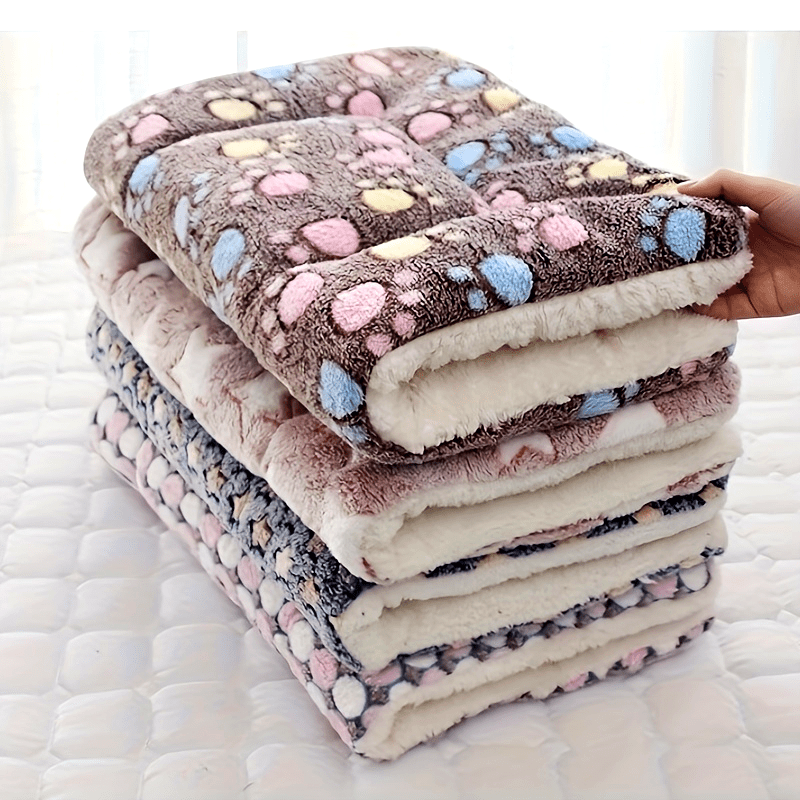 Thick Pet Bed Cushion, Soft Pet Sleeping Pad For Autumn And Winter Blankets To Keep Pets Warm Christmas Gift