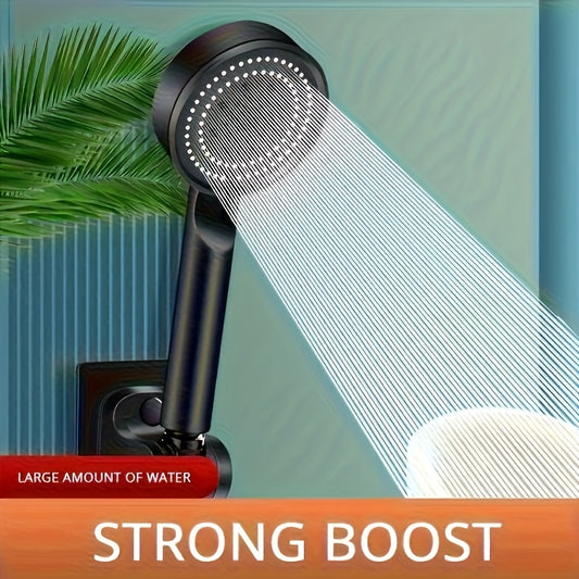 NEW Arrivals Advanced Black 5 Modes High Pressure Shower Head - Water Saving, Adjustable Head Handheld Shower Head, Enhancing Bathing Experience, Easy Installation, Bathroom Additions