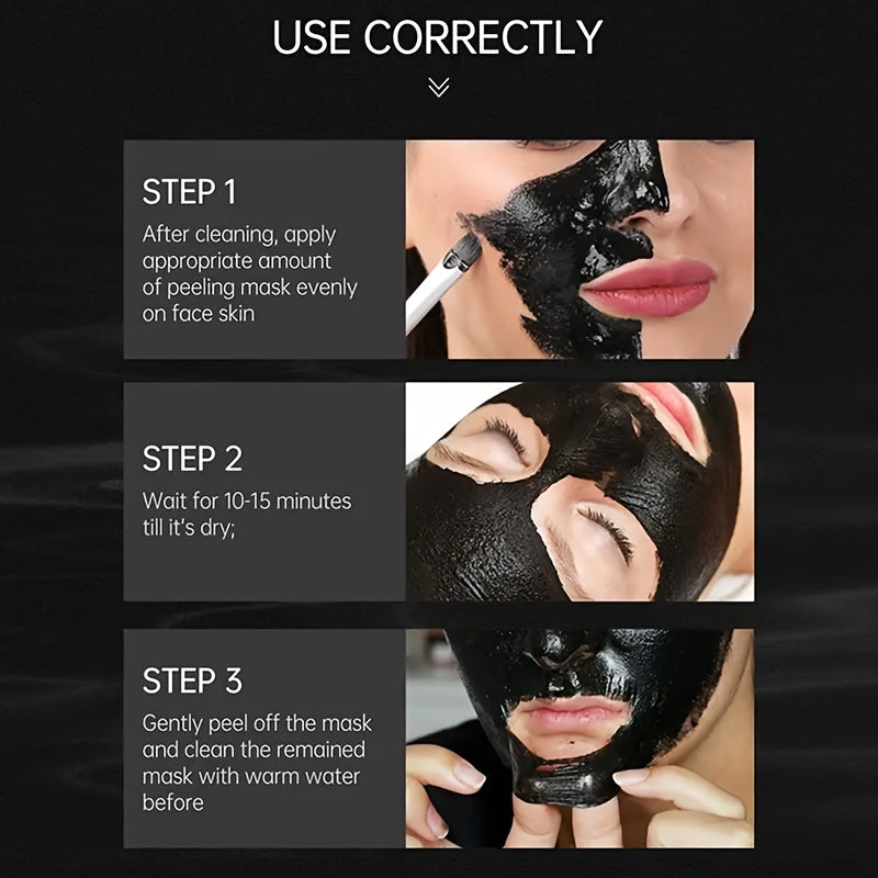 Bamboo Charcoal Instant Cleansing & Long-Lasting Oil Control: Off Mask 50g. Formulated with Jojoba Oil, Lemongrass, and Other Skincare Ingredients for Powerful Absorption. Dries Quickly Upon Application, Instantly Cleanses Po